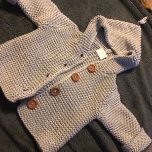 3 month baby button up sweater
